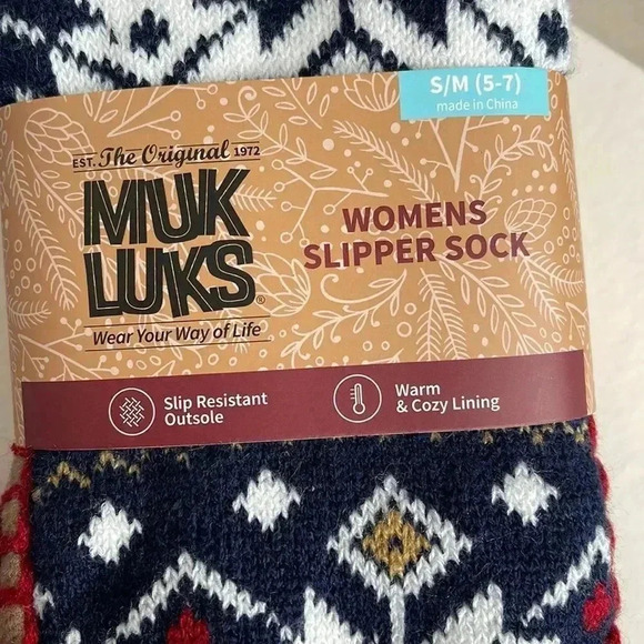 Muk LUKS  Slipper Socks - Picture 2 of 5